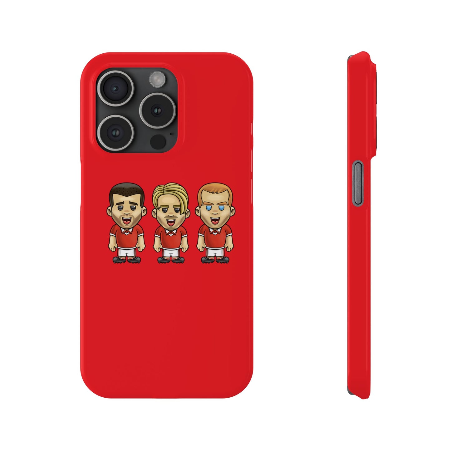 Paul Scholes, Roy Keane & David Beckham - Manchester United - Phone Case