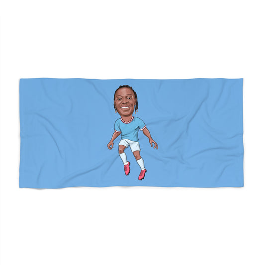 Jeremy Doku - Manchester City - Beach Towel