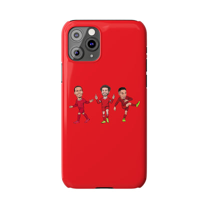 Mo Salah, Virgil Van Dijk & Trent Alexander-Arnold - Liverpool - Phone Case