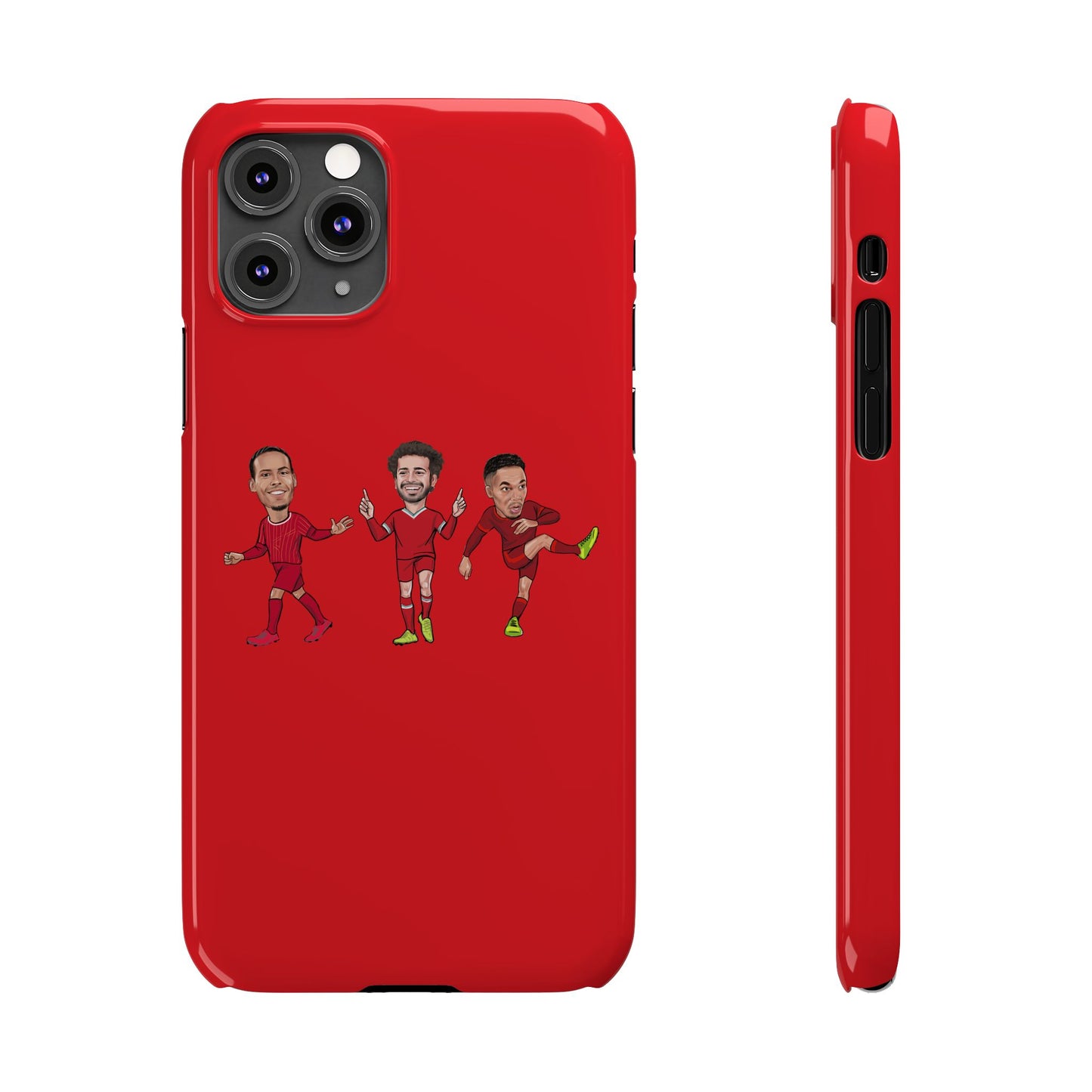 Mo Salah, Virgil Van Dijk & Trent Alexander-Arnold - Liverpool - Phone Case