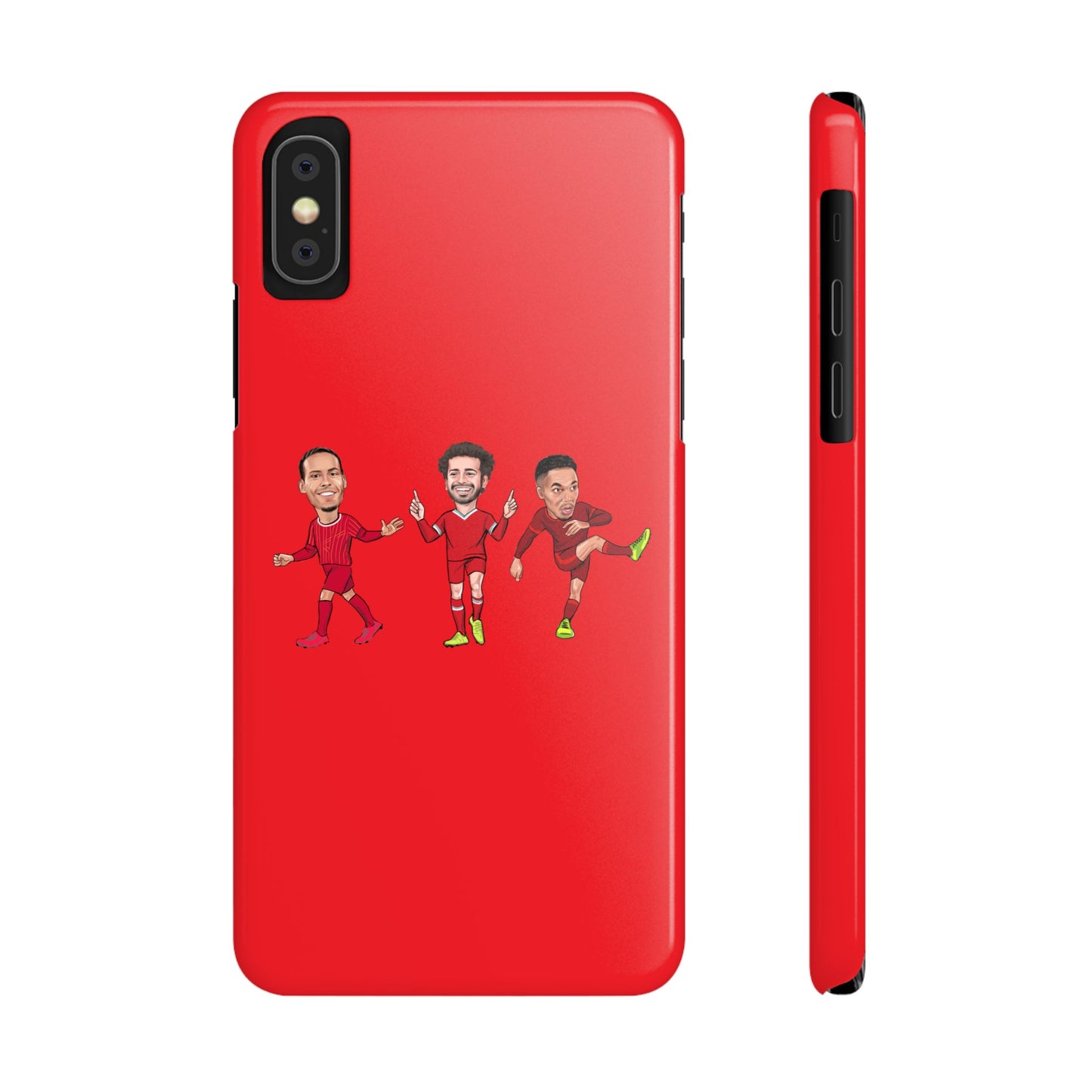 Mo Salah, Virgil Van Dijk & Trent Alexander-Arnold - Liverpool - Phone Case