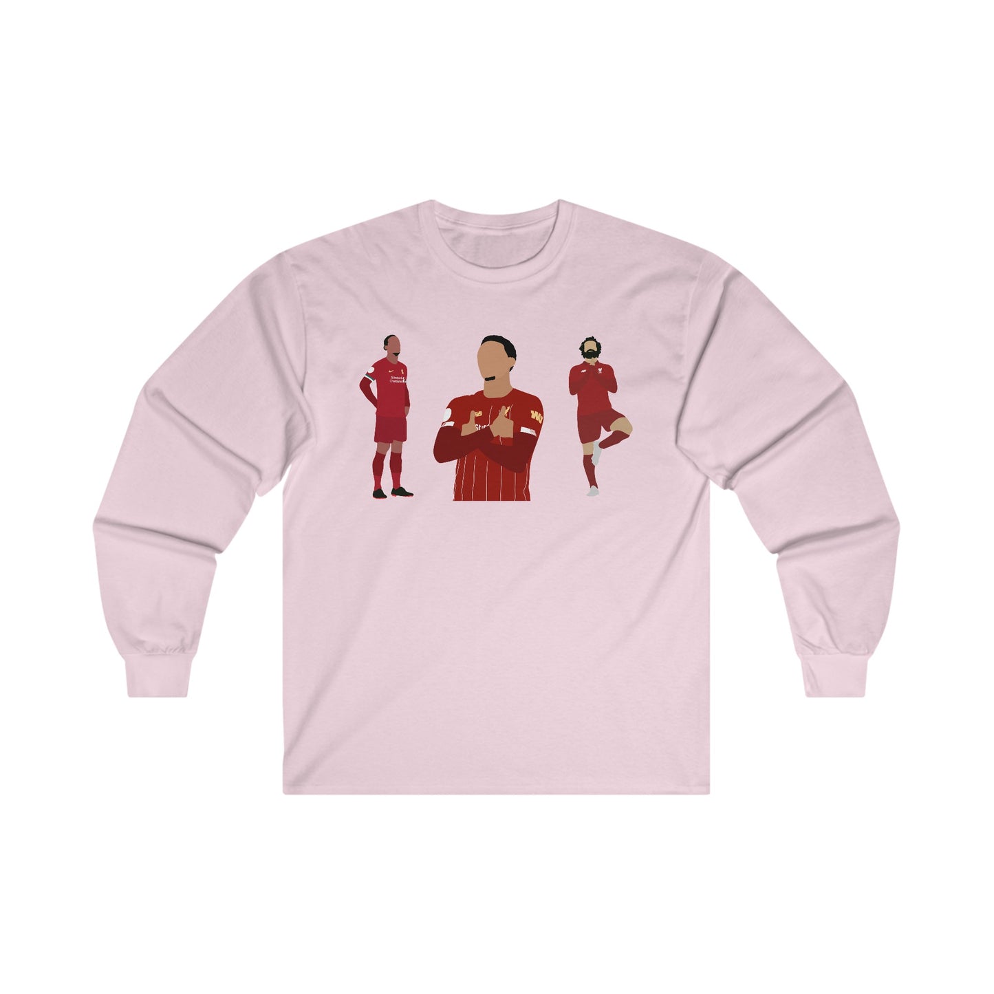 Virgil Van Dijk - Mo Salah - Trent Alexander-Arnold - Liverpool - Long Sleeve Tee