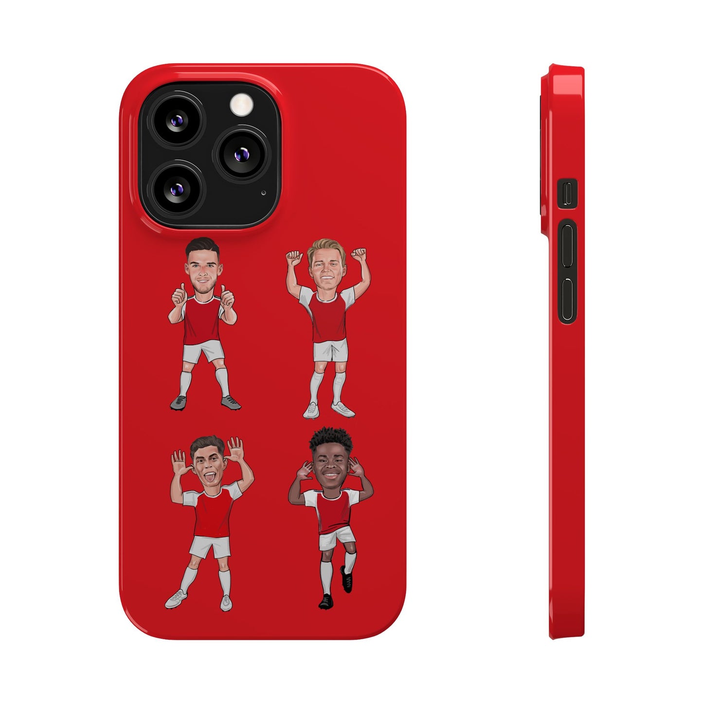 Declan Rice, Martin Odegaard, Kai Havertz & Bukayo Saka - Arsenal -  Phone Case