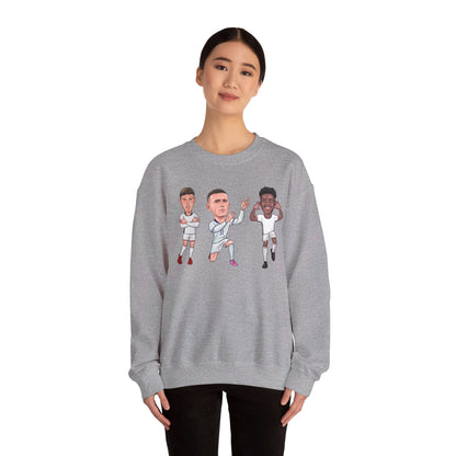 Cole Palmer, Phil Foden & Bukayo Saka  - England - Sweatshirt