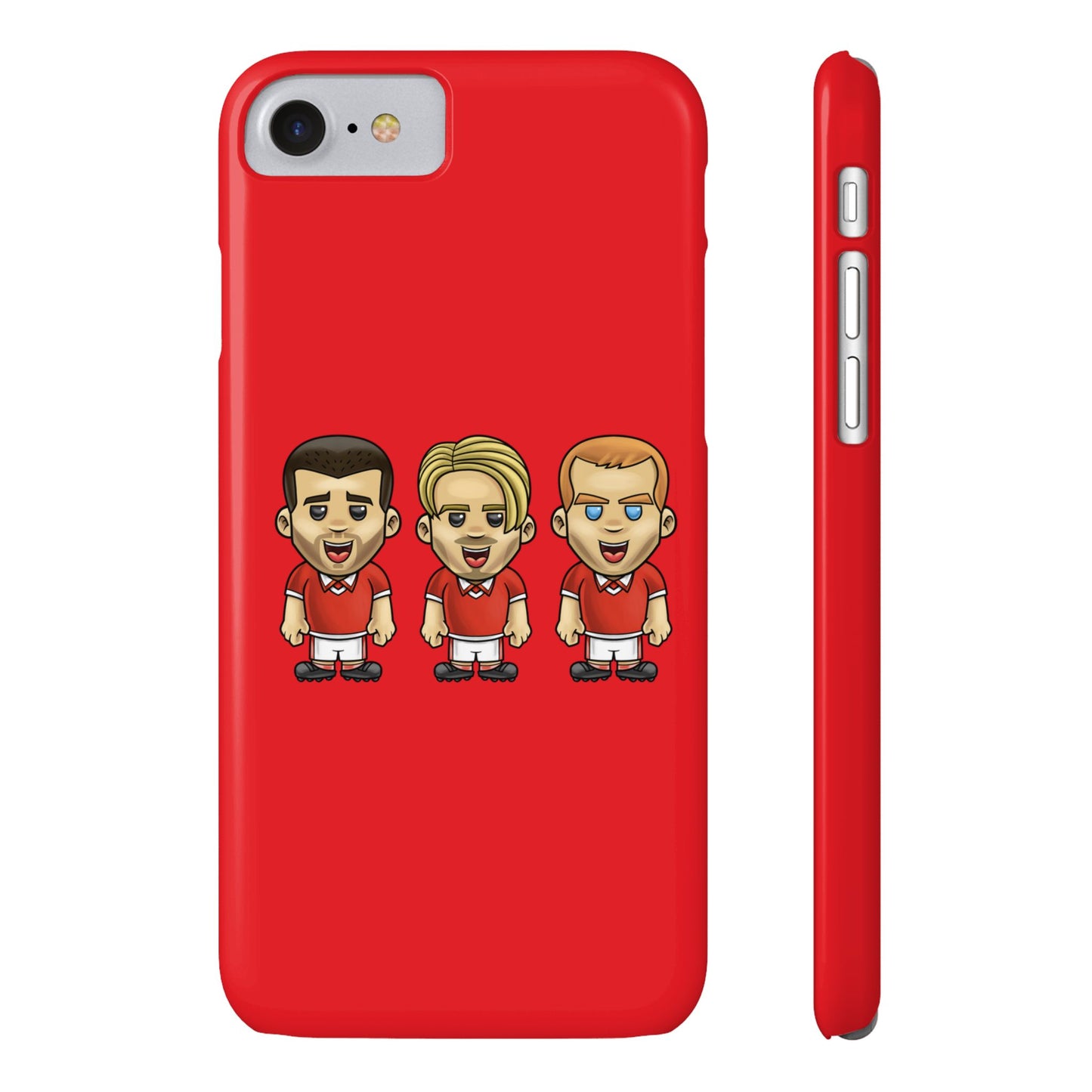 Paul Scholes, Roy Keane & David Beckham - Manchester United - Phone Case