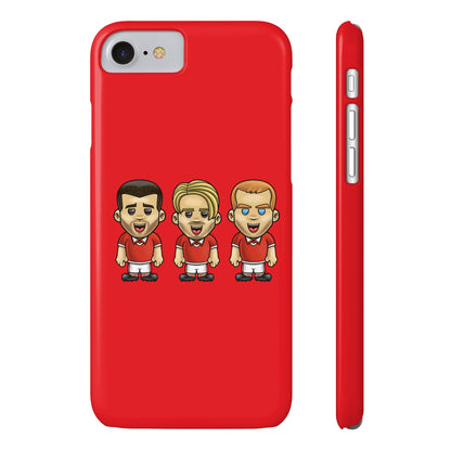 Paul Scholes, Roy Keane & David Beckham - Manchester United - Phone Case