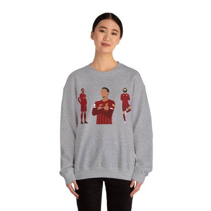 Virgil Van Dijk - Mo Salah - Trent Alexander-Arnold - Liverpool - Sweatshirt