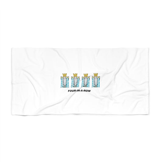 Manchester City - Four In A Row - Beach Towel