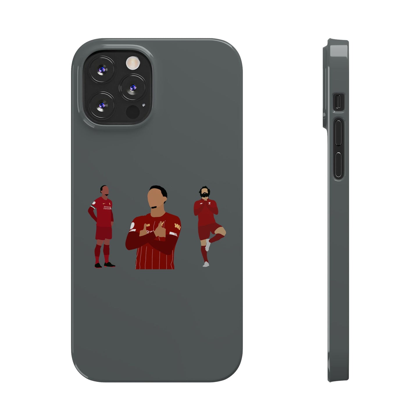 Virgil Van Dijk - Trent Alexander-Arnold - Mo Salah - Liverpool - Phone Case