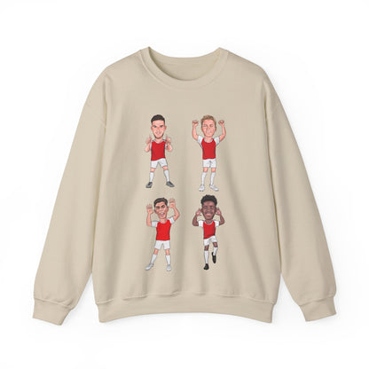 Declan Rice, Martin Ødegaard, Kai Havertz & Bukayo Saka - Arsenal - Sweatshirt