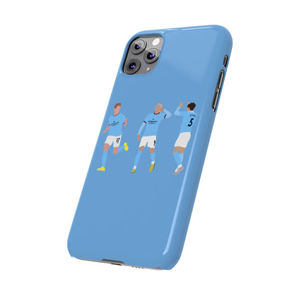 John Stones, Erling Haaland & Kevin De Bruyne - Manchester City - Phone Case