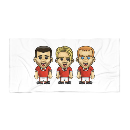 Paul Scholes, Roy Keane & David Beckham - Manchester United - Beach Towel