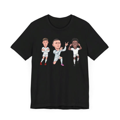 Cole Palmer, Phil Foden & Bukayo Saka - England - T-Shirt