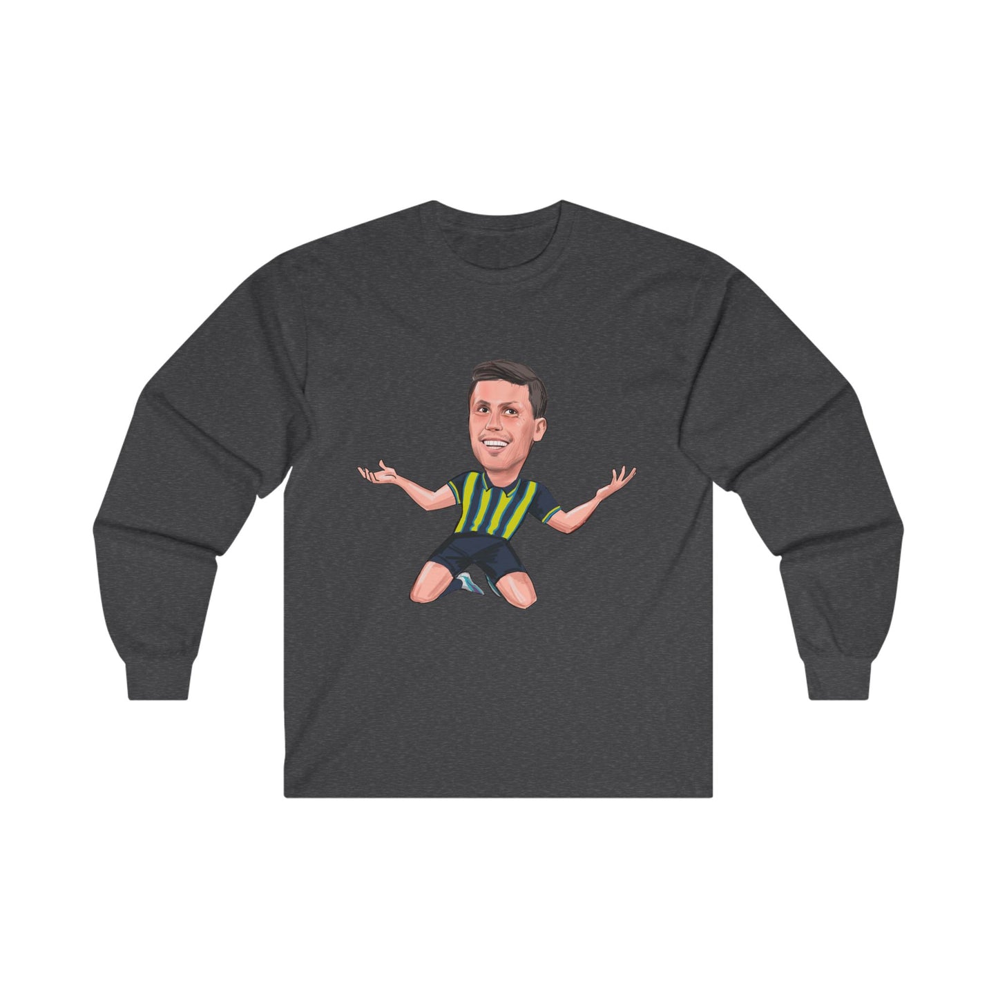 Rodri - Manchester City Away Kit - Long Sleeve T-Shirt