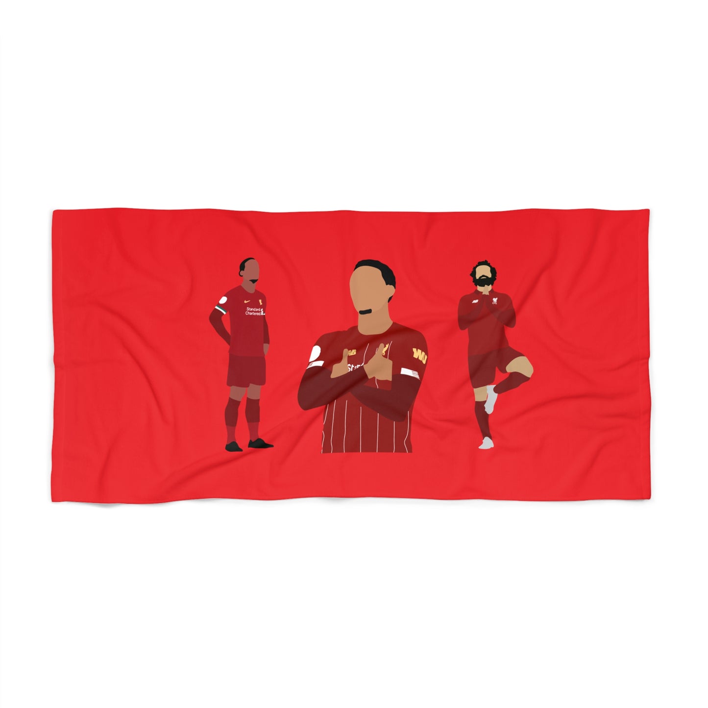 Alexander Arnold, Virgil Van Dijk & Mo Salah - Liverpool - Beach Towel