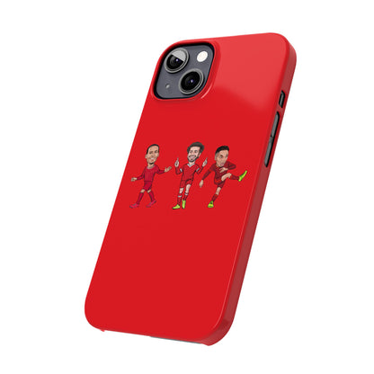 Mo Salah, Virgil Van Dijk & Trent Alexander-Arnold - Liverpool - Phone Case