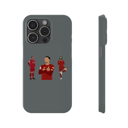 Virgil Van Dijk - Trent Alexander-Arnold - Mo Salah - Liverpool - Phone Case