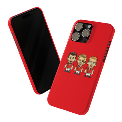 Paul Scholes, Roy Keane & David Beckham - Manchester United - Phone Case