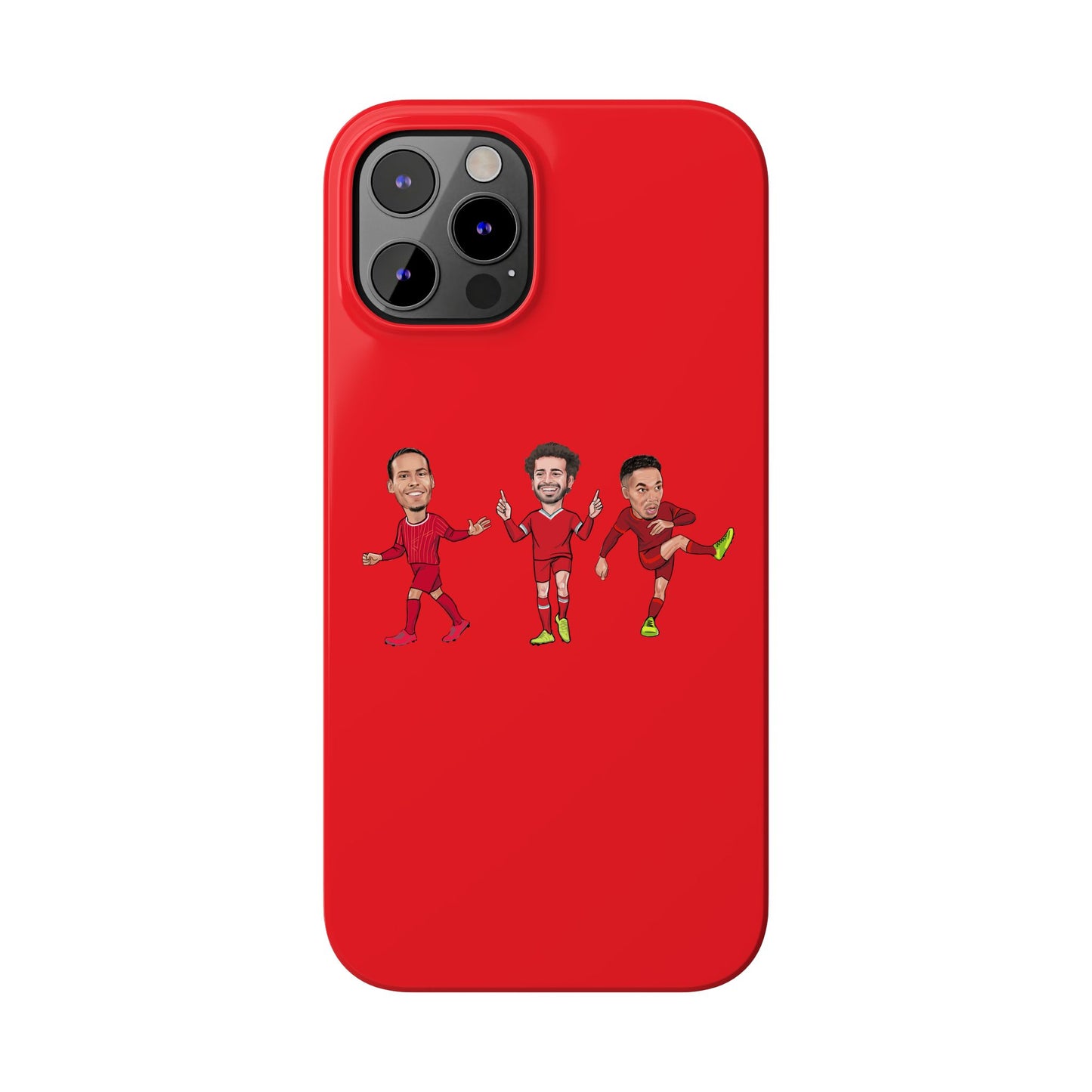 Mo Salah, Virgil Van Dijk & Trent Alexander-Arnold - Liverpool - Phone Case