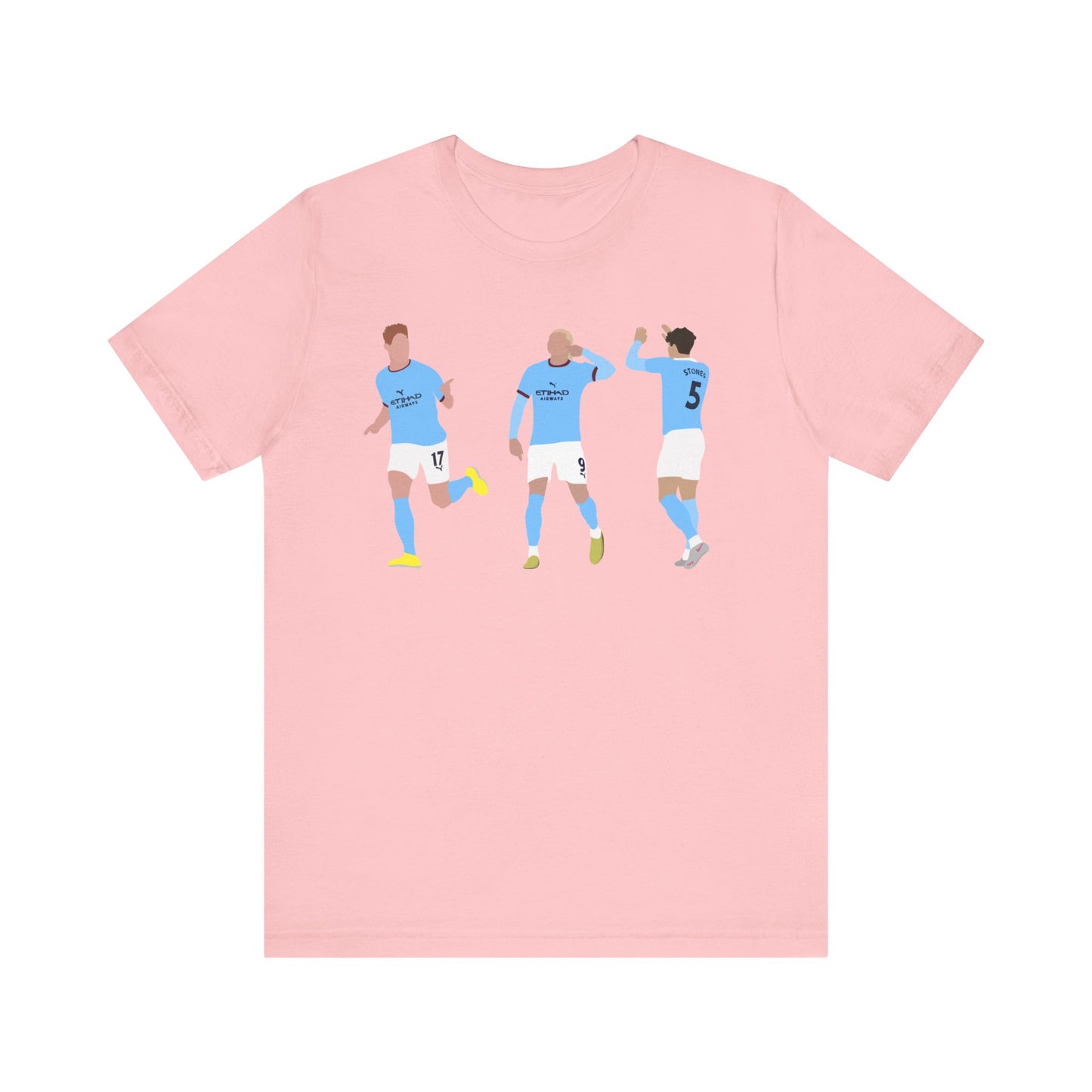 Kevin De Bruyne, Erling Haaland & John Stones - Manchester City - T-Shirt