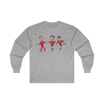 Virgil Van Dijk - Mo Salah - Trent Alexander-Arnold - Liverpool -  Long Sleeve T-Shirt