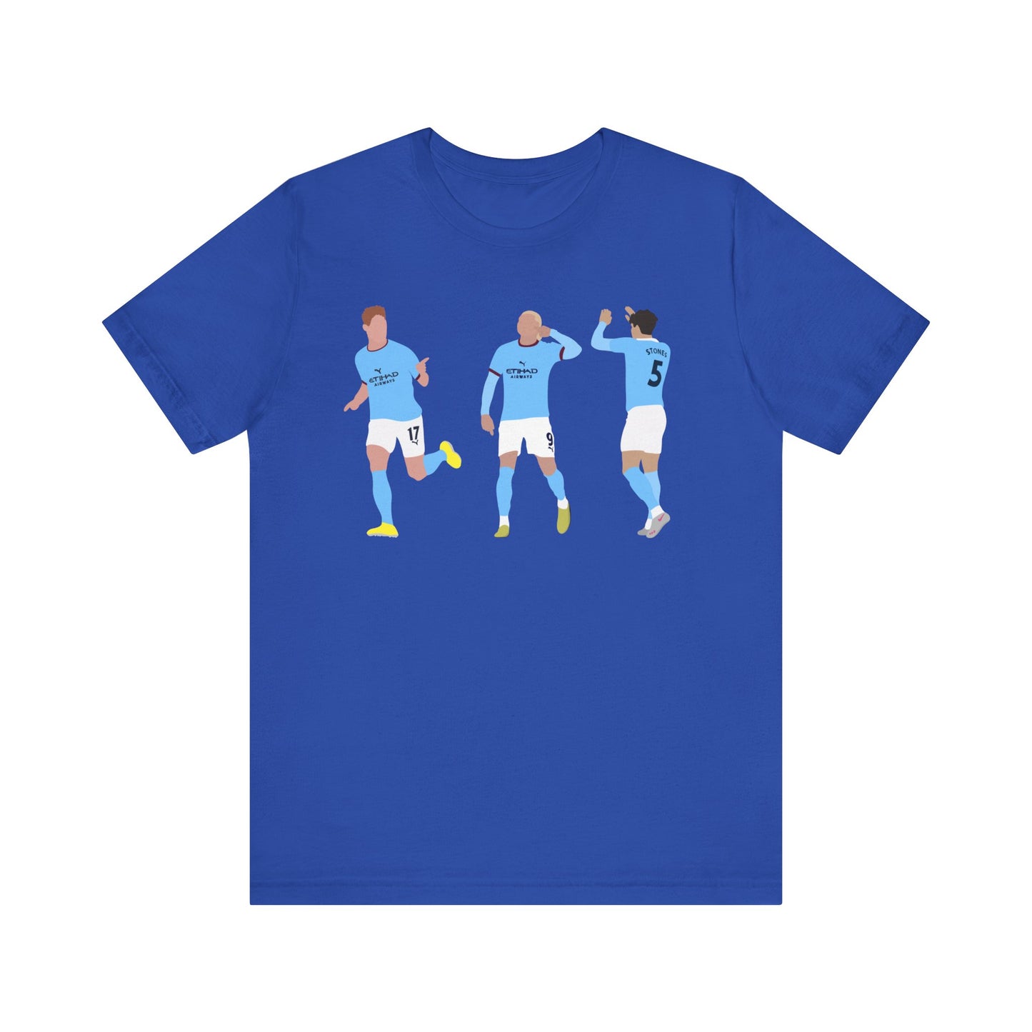 Kevin De Bruyne, Erling Haaland & John Stones - Manchester City - T-Shirt