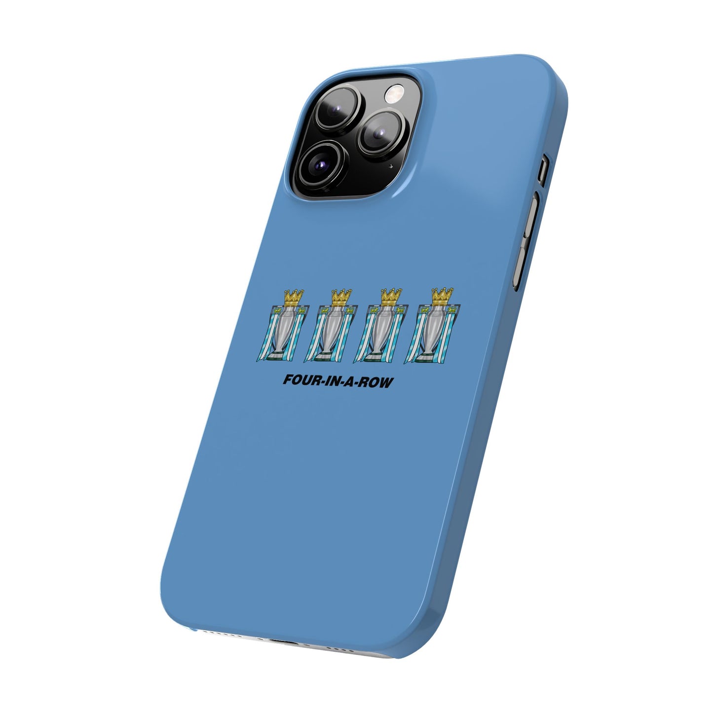 Manchester City - Four In A Row - Phone Case