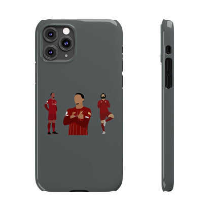 Virgil Van Dijk - Trent Alexander-Arnold - Mo Salah - Liverpool - Phone Case