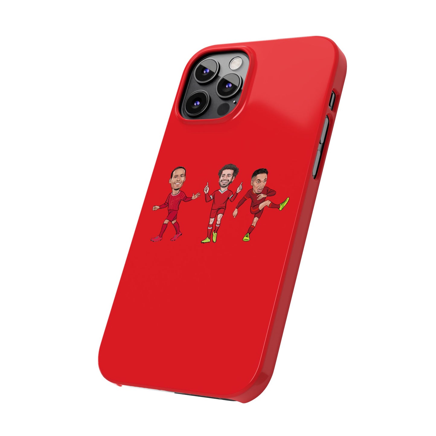 Mo Salah, Virgil Van Dijk & Trent Alexander-Arnold - Liverpool - Phone Case